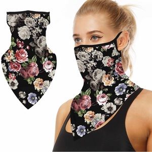 Face Mask Neck Gaiter Neckerchief with ear…
